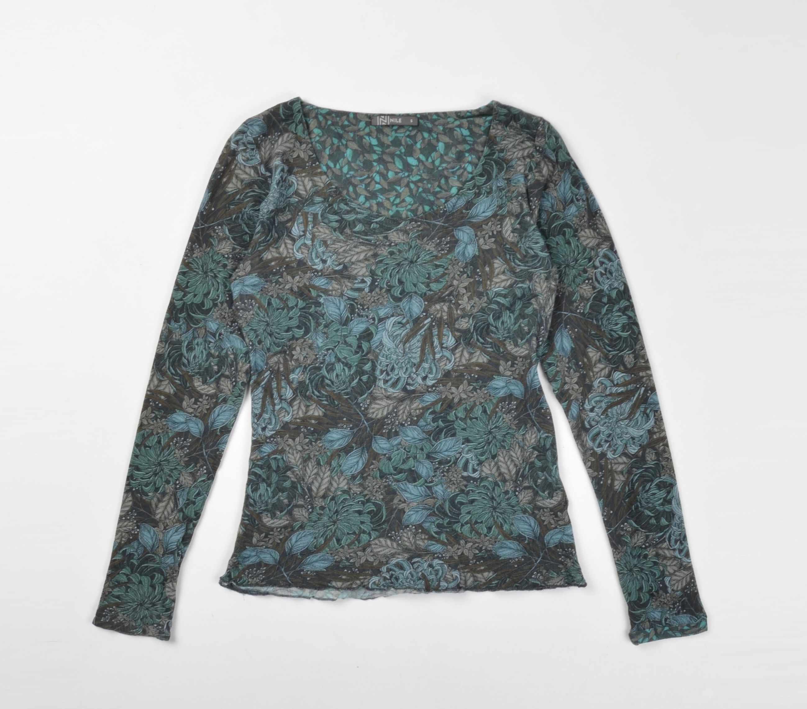 Vintage Vintage Nile Atelier Y2K Floral Fairycore Mesh Blouse Top Size S / US 4 / IT 40 - 3 Thumbnail
