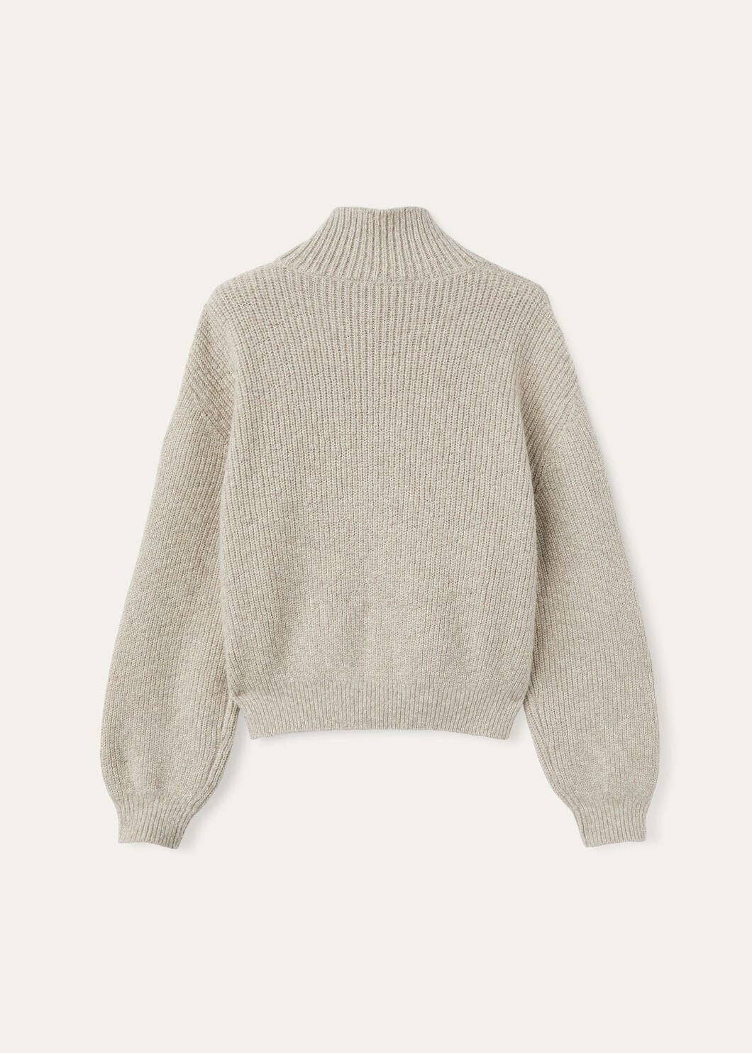 Loro Piana o1w1db10825 FAO6303 Valduggia Turtleneck Sweater in Grey Size XS / US 0-2 / IT 36-38 - 6 Thumbnail