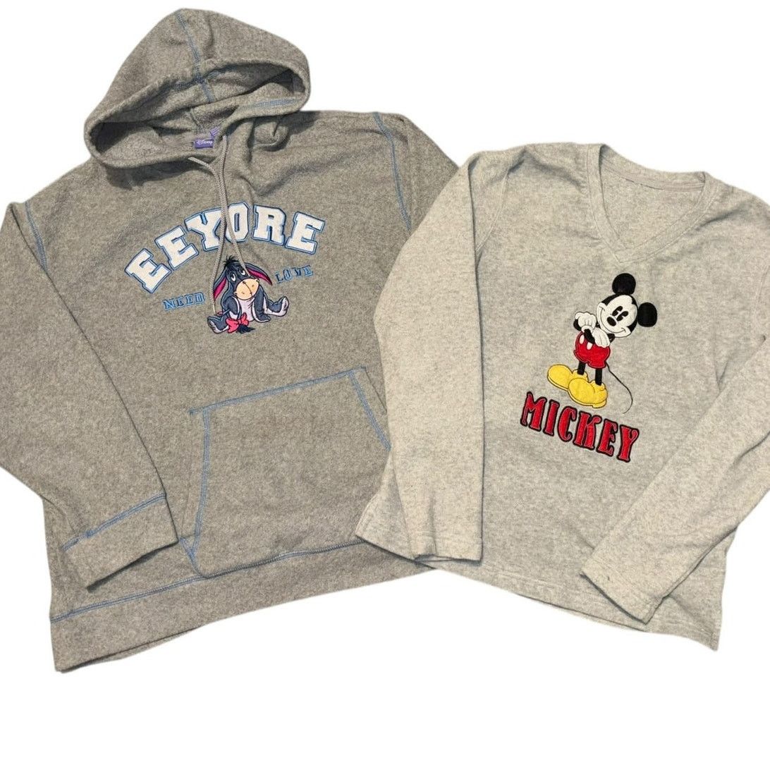 Disney VTG Winnie the Pooh Eeyore/Mickey Mouse Sweatshirts Medium Size M / US 6-8 / IT 42-44 - 4 Thumbnail