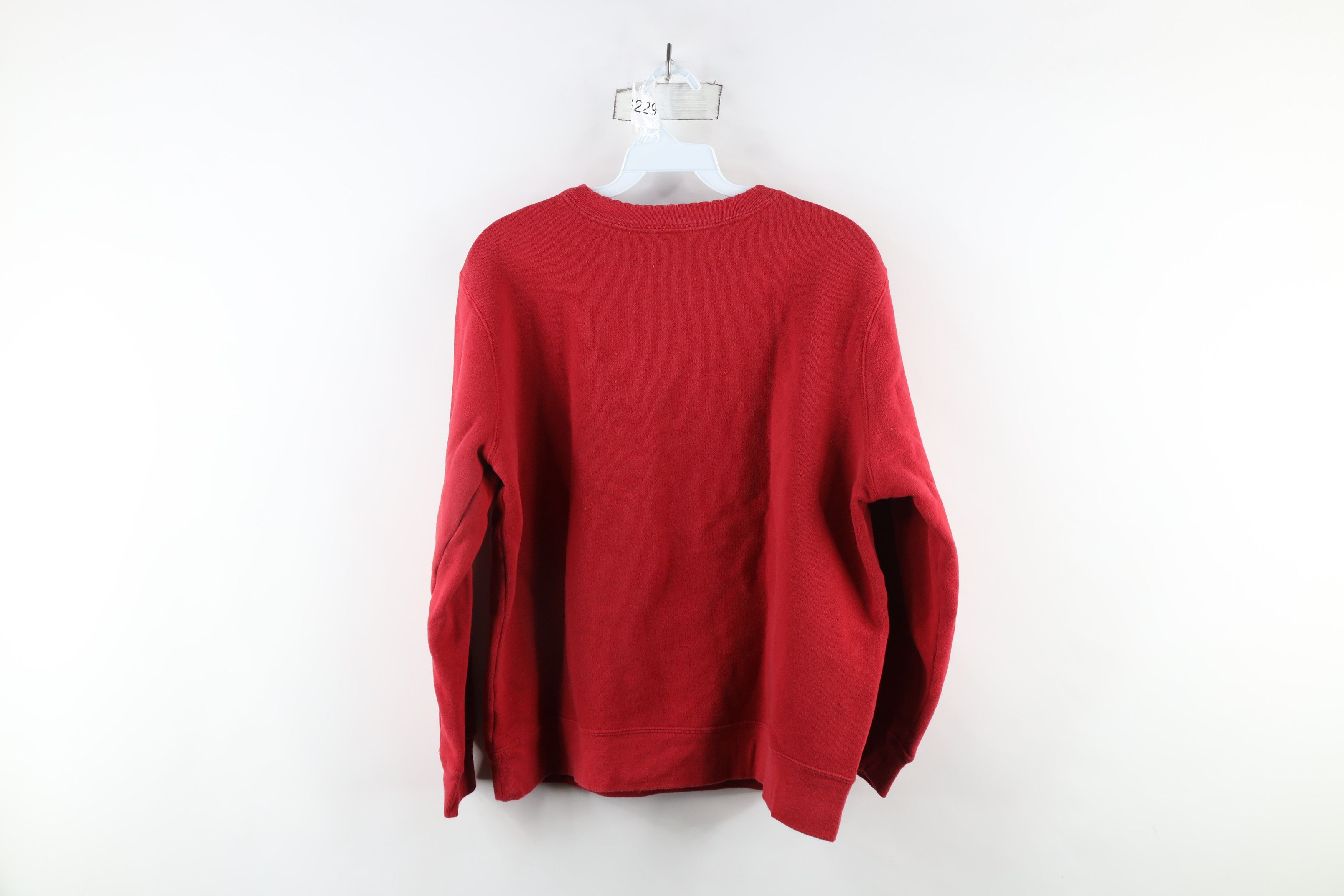 Vintage Vintage 90s Streetwear Grandma Cat Kitten Sweatshirt Red Size L / US 10 / IT 46 - 6 Thumbnail
