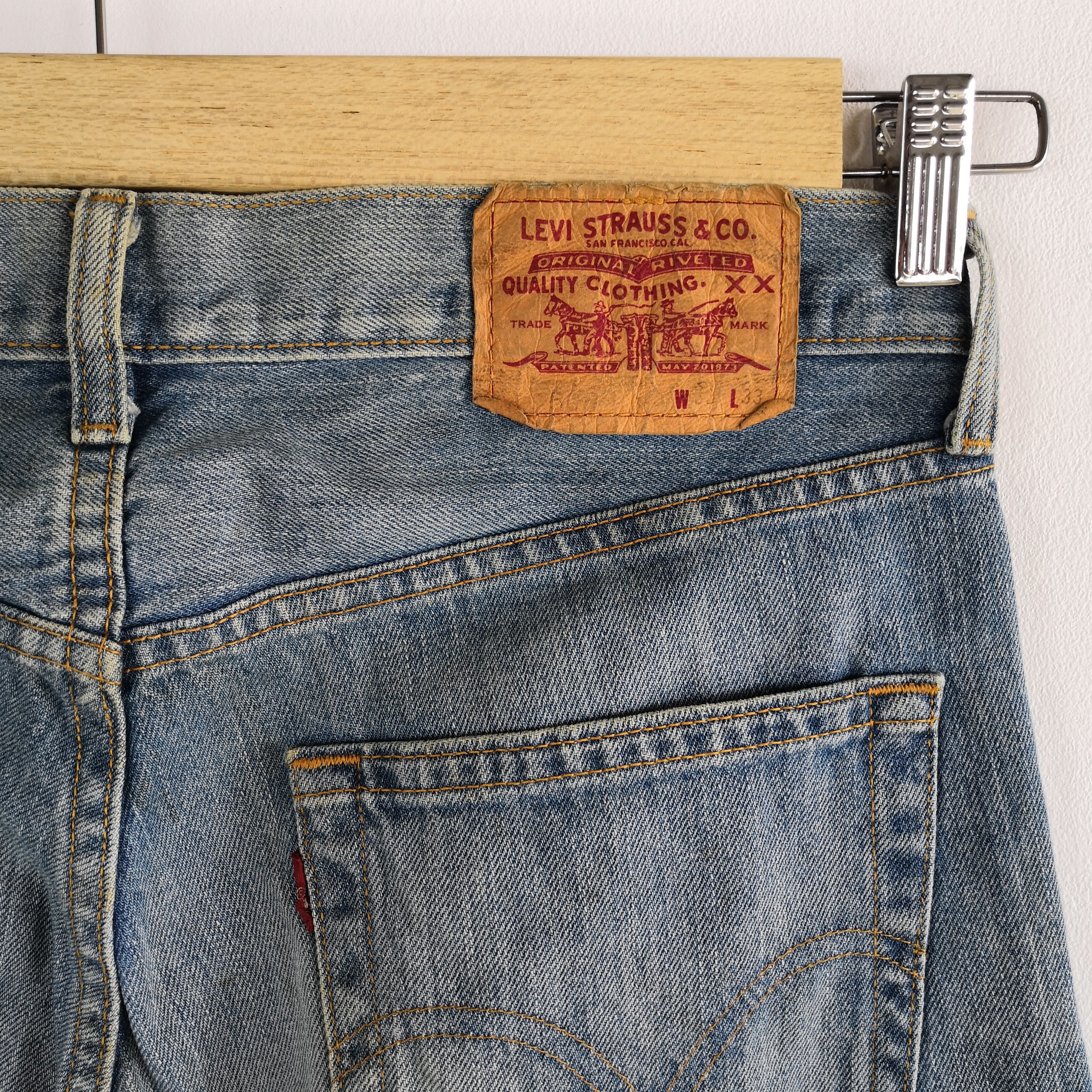 Jean Vintage Rusty Levi's 505 Jeans Mud Wash Levis 505 Denim Size US 32 / EU 48 - 5 Thumbnail