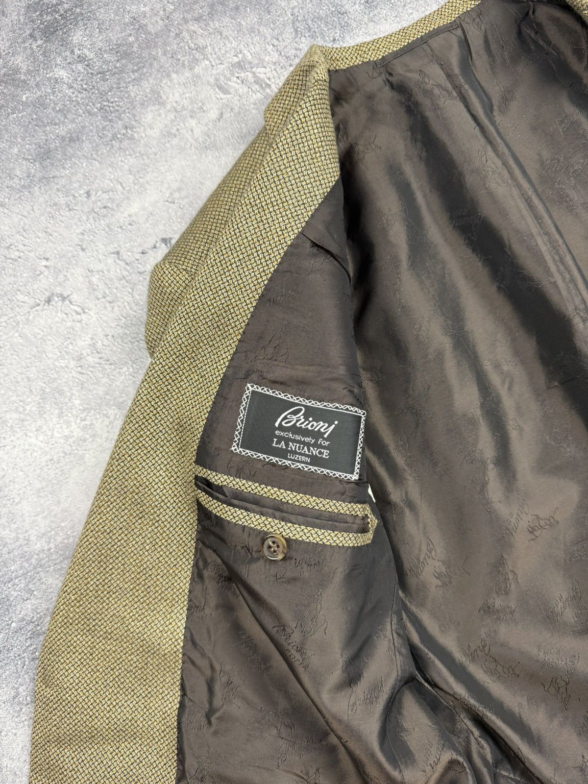 Brioni Brioni 100% Cashmere Tweed Blazer Jacket Made In Italy Size 40R - 13 Thumbnail