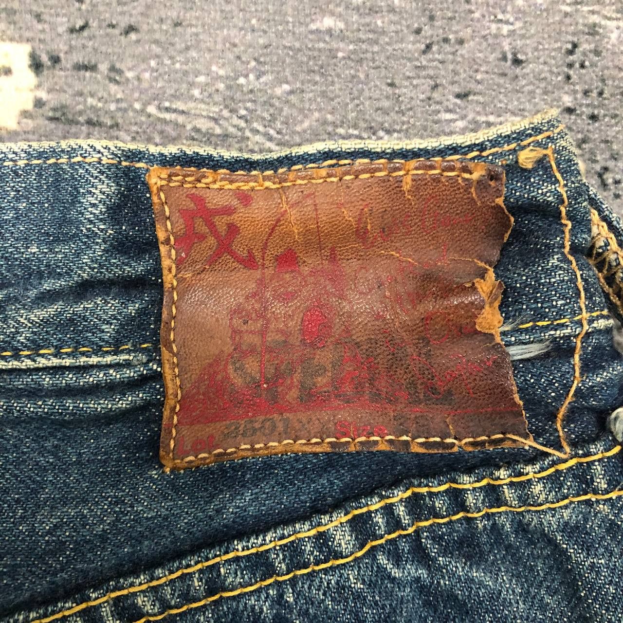 Evisu P758 VTG EVISU BY EVIS SELVEDGE JEANS Size 25" / US 0 / IT 36 - 4 Thumbnail