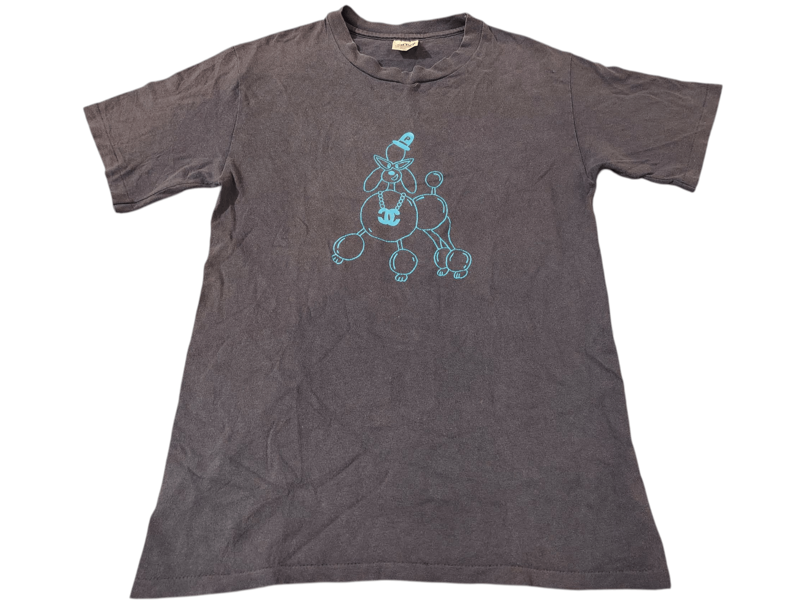 Vintage Vtg Jeff Koons Balloon Dog Distressed anvil t shirt Size US S / EU 44-46 / 1 - 1 Thumbnail