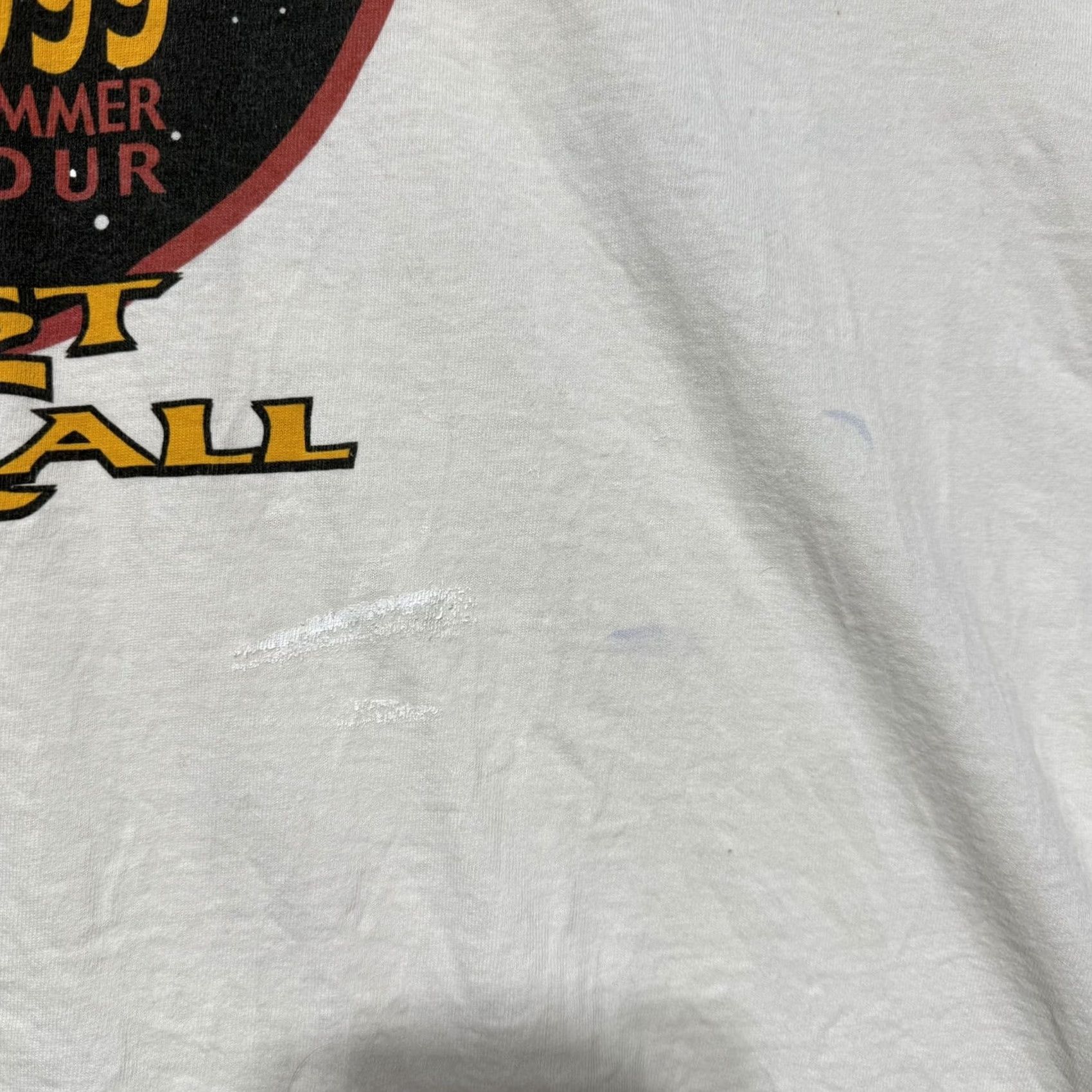Tultex VTG Steve Miller Band 1999 Last Call Tour Concert Band T-Shirt XL White Unisex Tultex Graphic Tee 1990s Rockabilly Size US XL / EU 56 / 4 - 3 Thumbnail