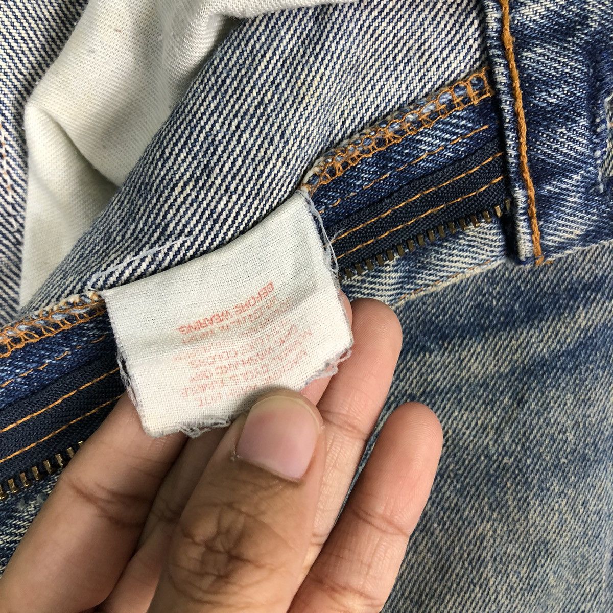 Levi's 🔥Vintage Distressed Denim Jeans Levi’s Size US 32 / EU 48 - 19 Thumbnail