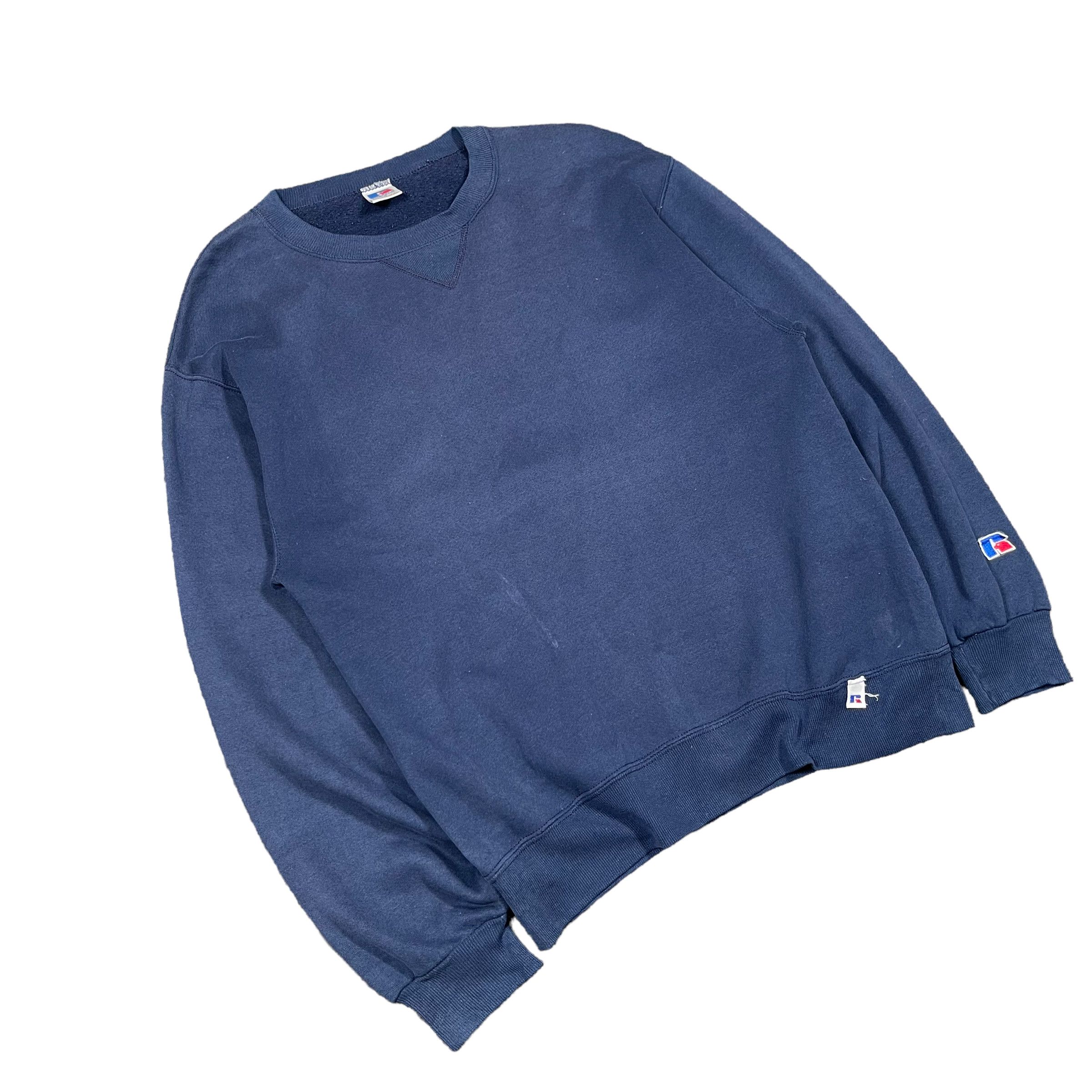Russell Athletic × Vintage Vintage 1990s Russell Athletic Sun Faded Crewneck Sweatshirt Size US M / EU 48-50 / 2 - 2 Thumbnail