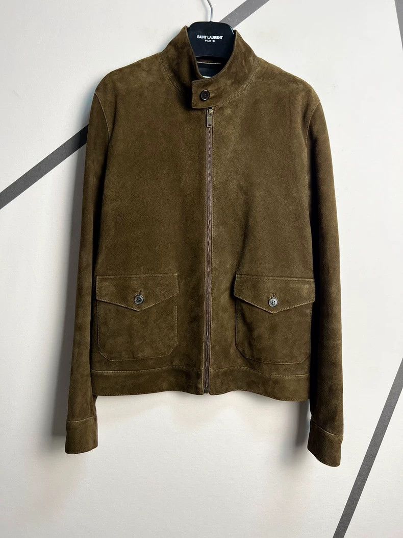 Saint Laurent Paris Saint Laurent Paris Spring/Summer 16 Brown Suede Stand Up Size US M / EU 48-50 / 2 - 1 Thumbnail