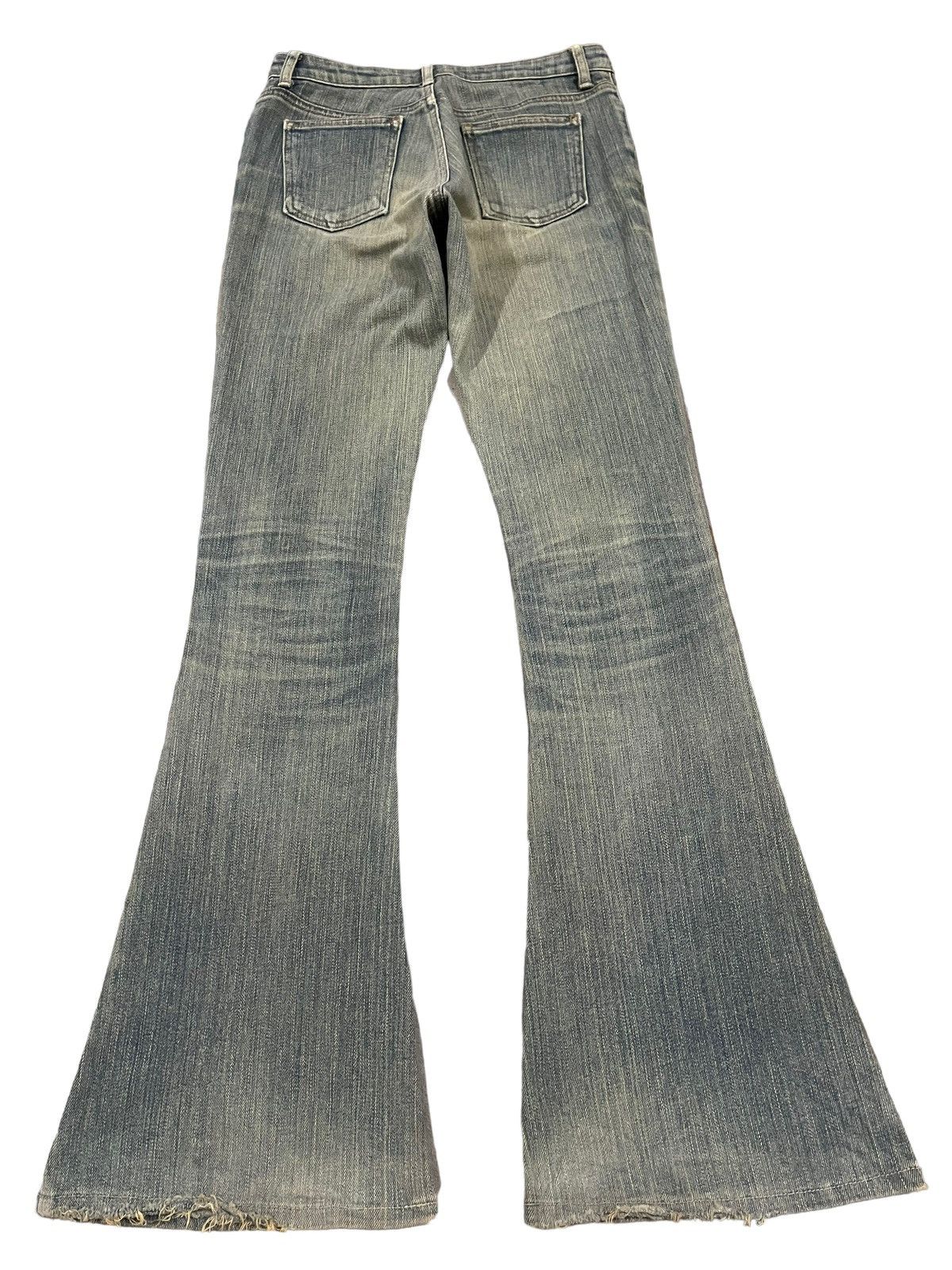 If Six Was Nine Vintage Japanese Brand Blue Wash Style Flare Jeans Size 26" / US 2 / IT 38 - 2 Thumbnail