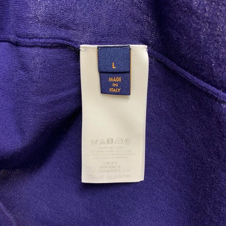Louis Vuitton Louis Vuitton Navy monogram Logo knit short sleeves 2503-Ne Size US L / EU 52-54 / 3 - 4 Thumbnail
