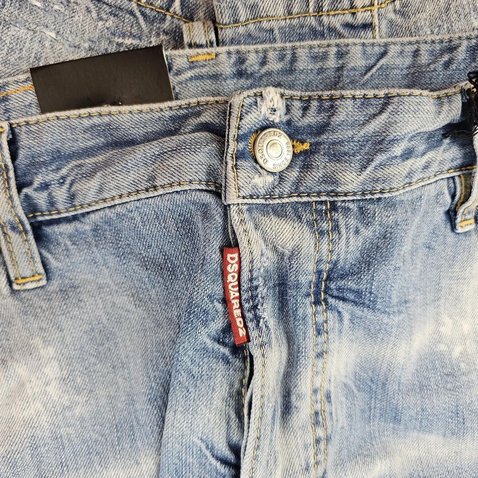 Dsquared2 DSQUARED2 Blue Skater Jeans New IT56 Size US 36 / EU 52 - 8 Thumbnail