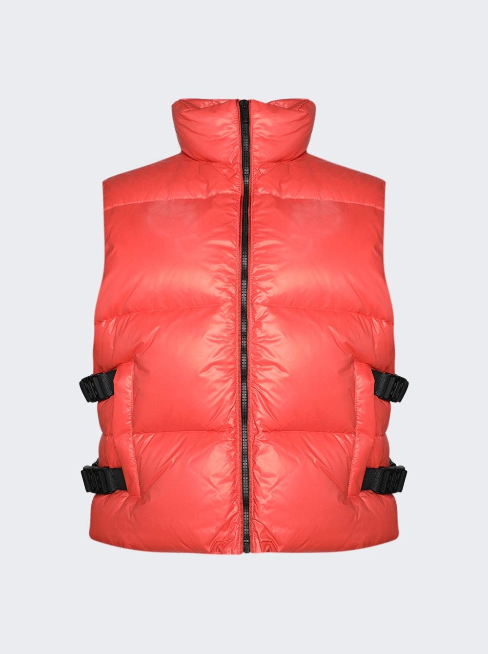 Givenchy o1mle0426 Sleeveless Puffer Vest With Buckles in Orange Size US M / EU 48-50 / 2 - 1 Thumbnail
