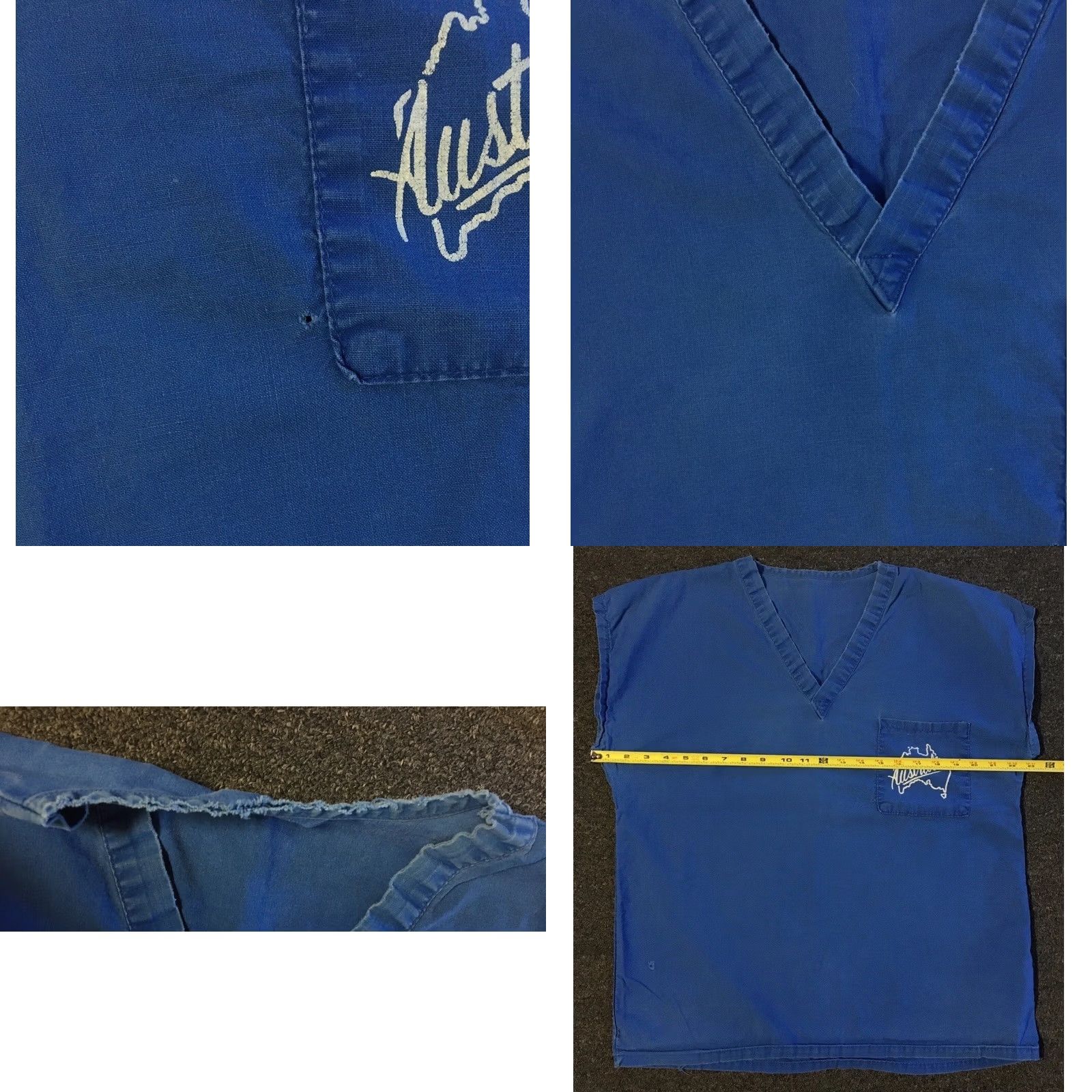 Camel VINTAGE Safari Shirt Mens S Blue Camel Hunting Faded Sleeveless Boxy Graphic Tee 70s 90s Grunge Ocean Pacific Beach Surf USA California Dogtown Hippie Size US S / EU 44-46 / 1 - 8 Thumbnail