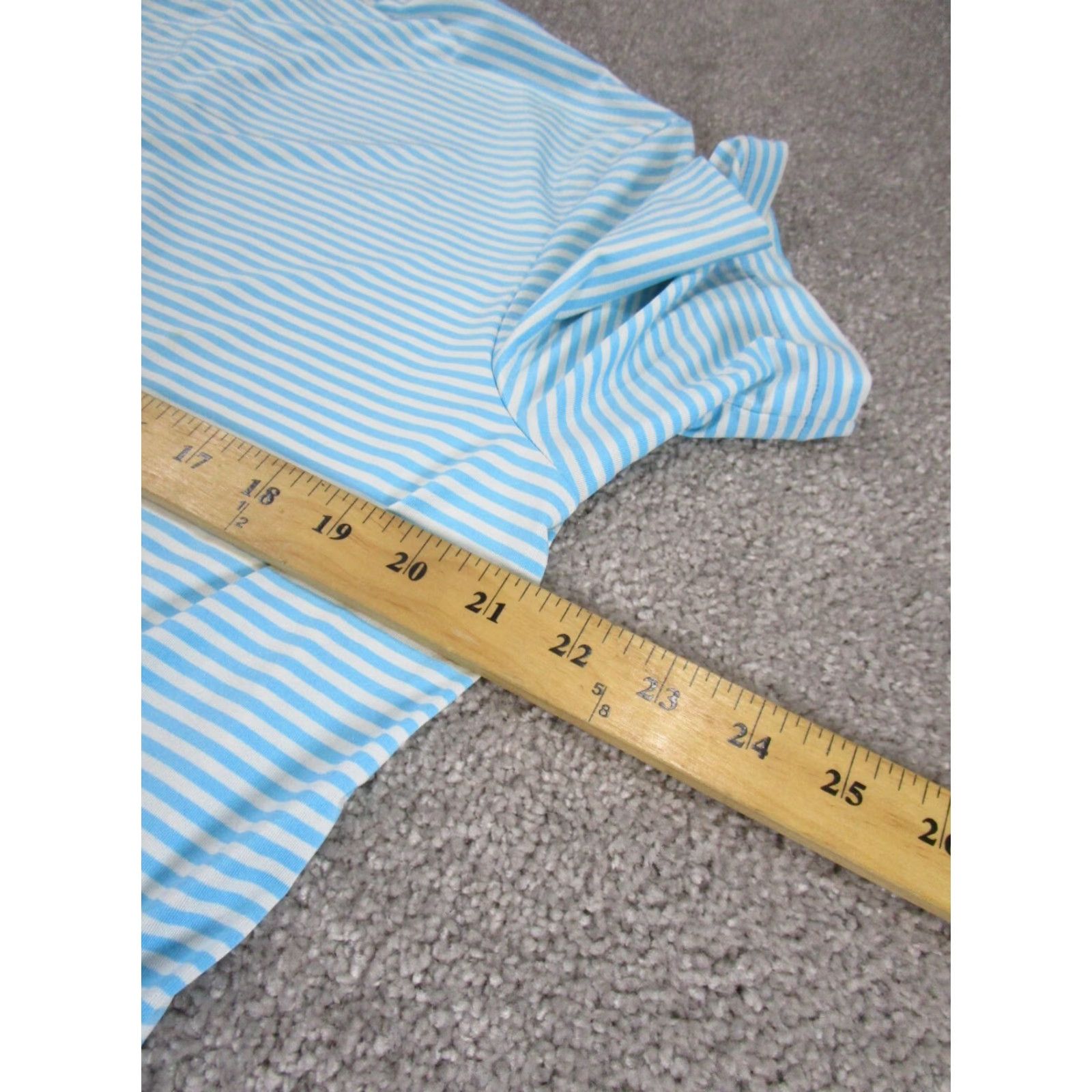 RLX Ralph Lauren RLX Ralph Lauren Polo Shirt Mens Medium White Striped Golf Stretch Outdoor Size US M / EU 48-50 / 2 - 5 Thumbnail
