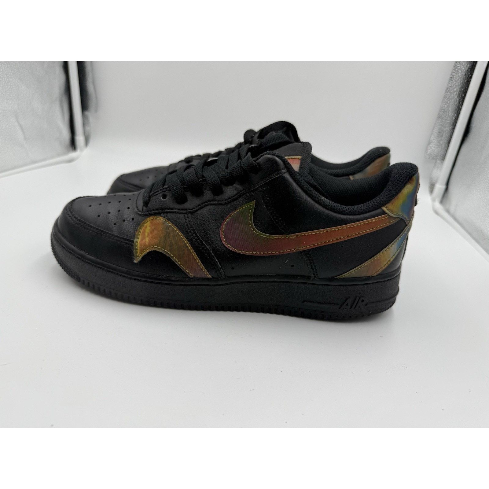 Nike Size 8.5 - Nike Air Force 1 Low Misplaced Swoosh - Black Size US 8.5 / EU 41-42 - 2 Thumbnail