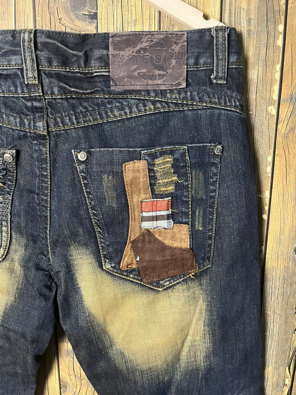 Japanese Brand × Vintage Vintage TSL Japan Distressed Jeans Kapital Numbernine Style Size US 36 / EU 52 - 12 Thumbnail