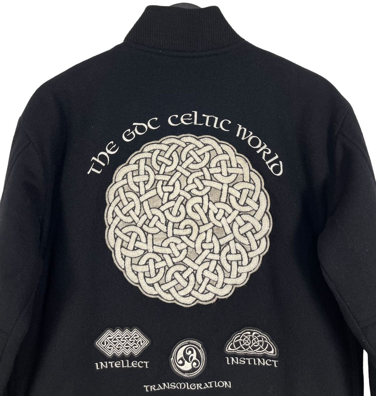 Japanese Brand 2000s Vintage The GDC Celtic World Wool Varsity Jacket Size US S / EU 44-46 / 1 - 6 Thumbnail
