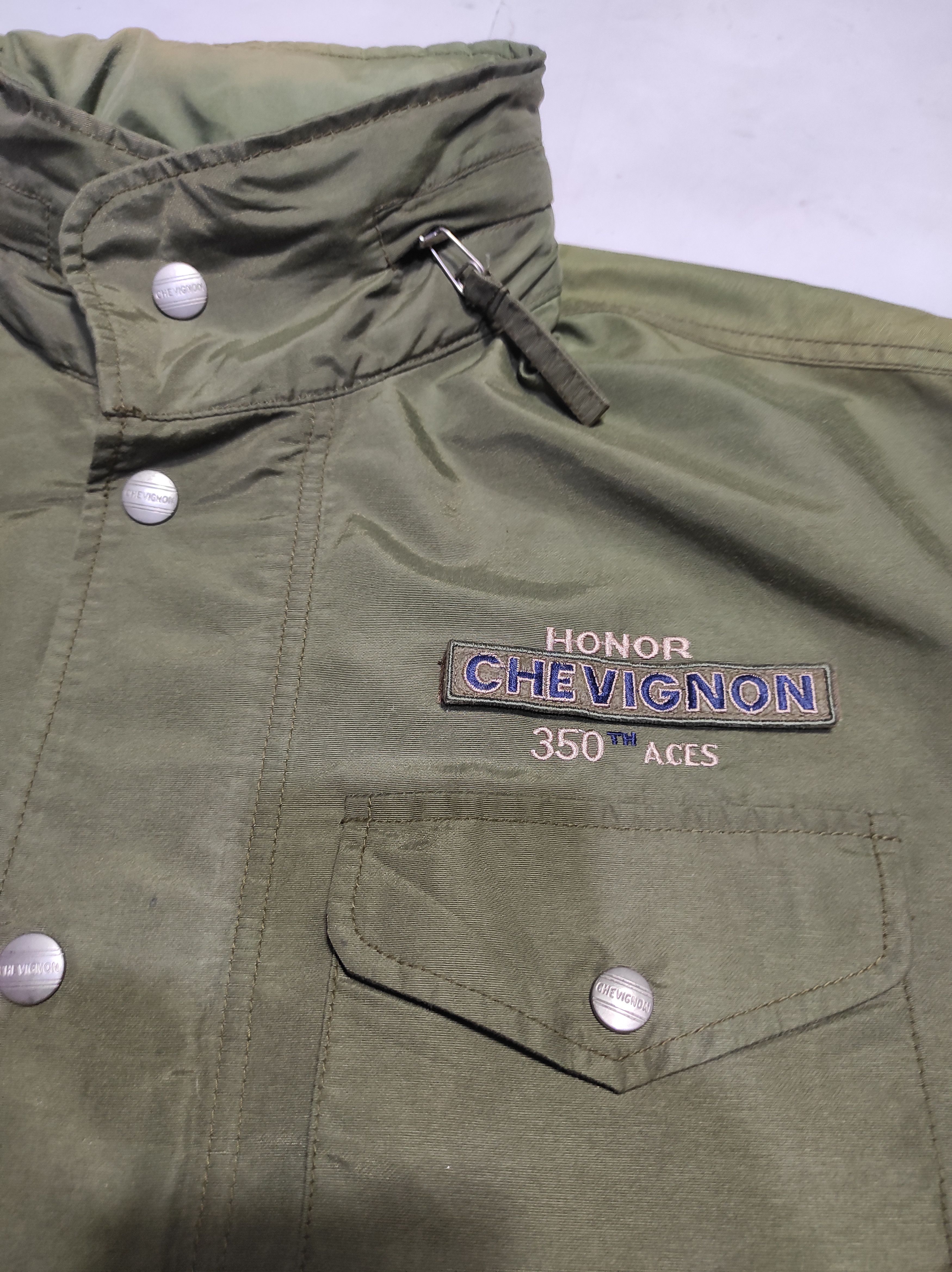 Chevignon Green Jacket CHEVINGNON Honor 350th Aces Size US L / EU 52-54 / 3 - 8 Thumbnail