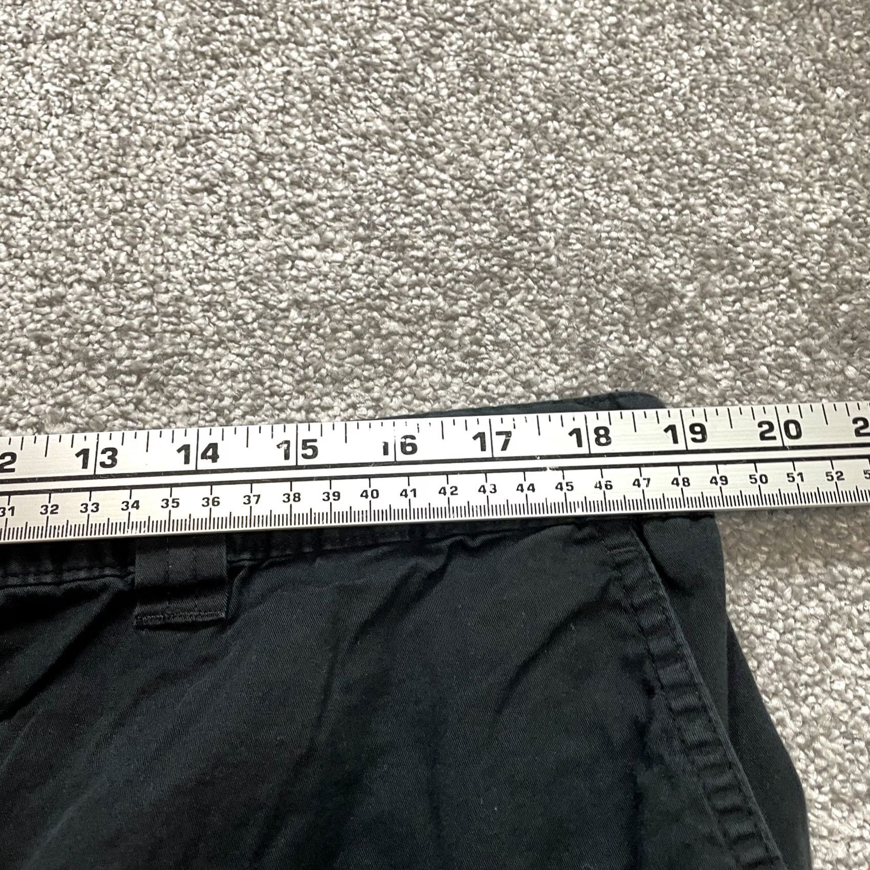 Vintage Kim Rogers Chino Bermuda Shorts Womesn 18W Black Casual Cotton Pockets 10” Insm Size 26" / US 2 / IT 38 - 7 Thumbnail