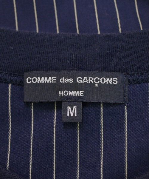 Comme des Garcons Homme T-Shirts Stripes Short Sleeve Crewneck Cotton Navy x White Size US M / EU 48-50 / 2 - 8 Thumbnail
