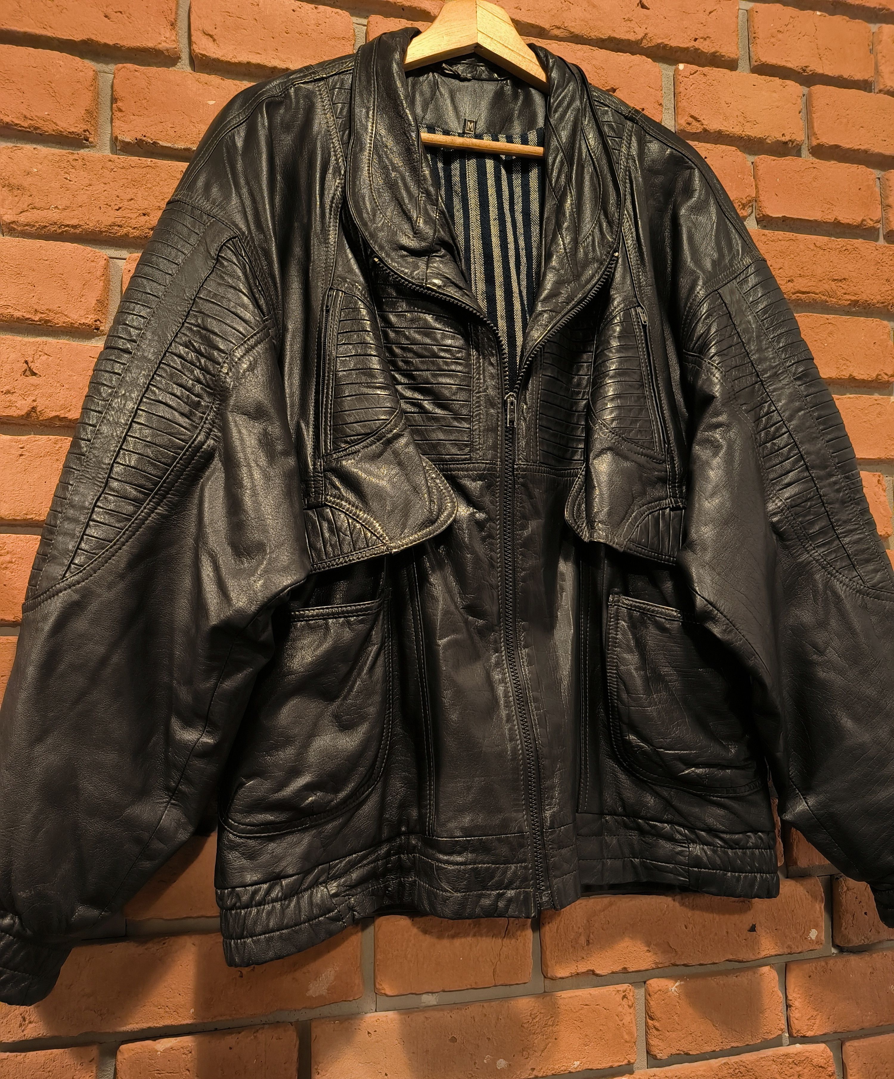 Vintage Vintage Leather Black Jacket Gianni Frascati Size US L / EU 52-54 / 3 - 2 Thumbnail