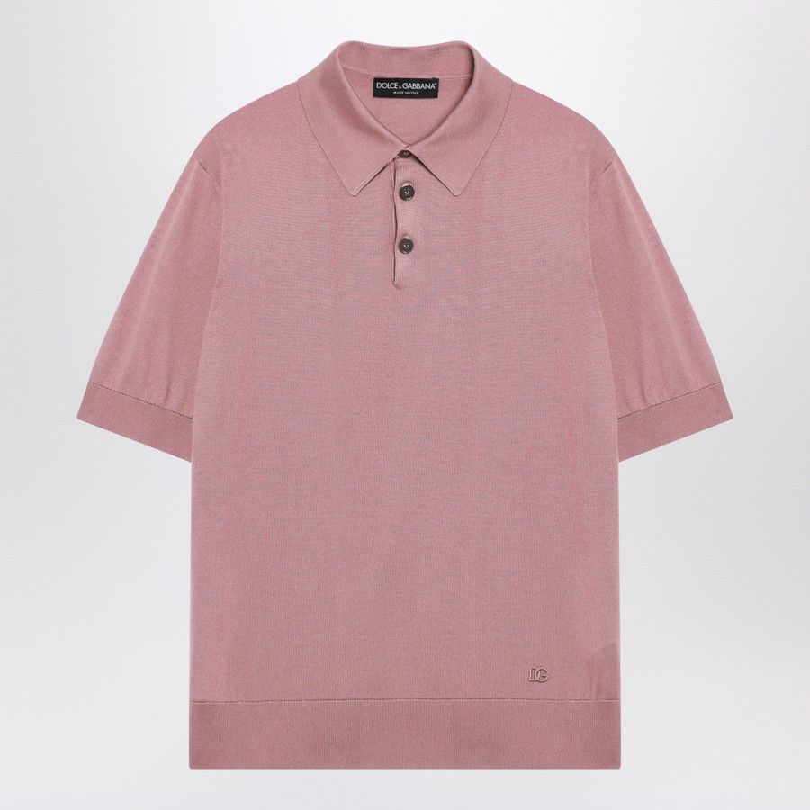 Dolce & Gabbana o1d2blof0226 Polo Shirt in Pink Size US L / EU 52-54 / 3 - 1 Thumbnail