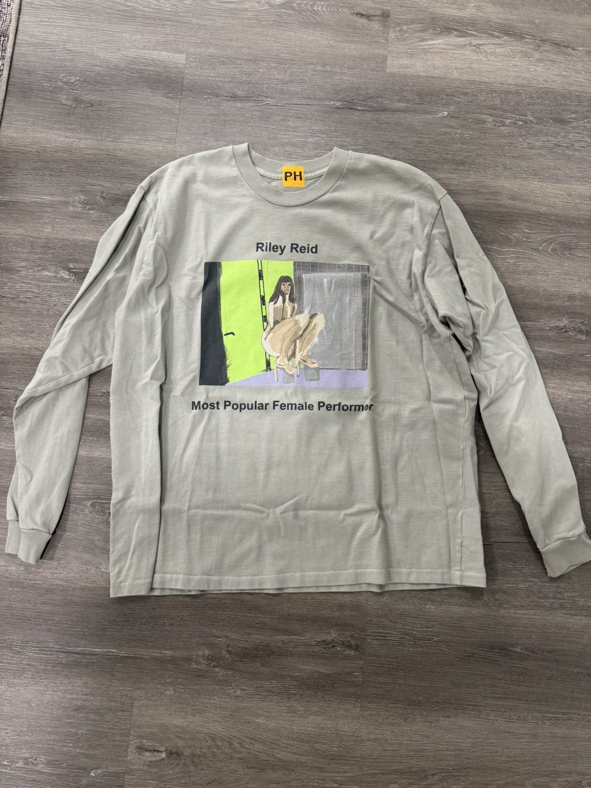 Yeezy Kanye West PornHub Riley Reid L/S Tee Size US XL / EU 56 / 4 - 1 Thumbnail