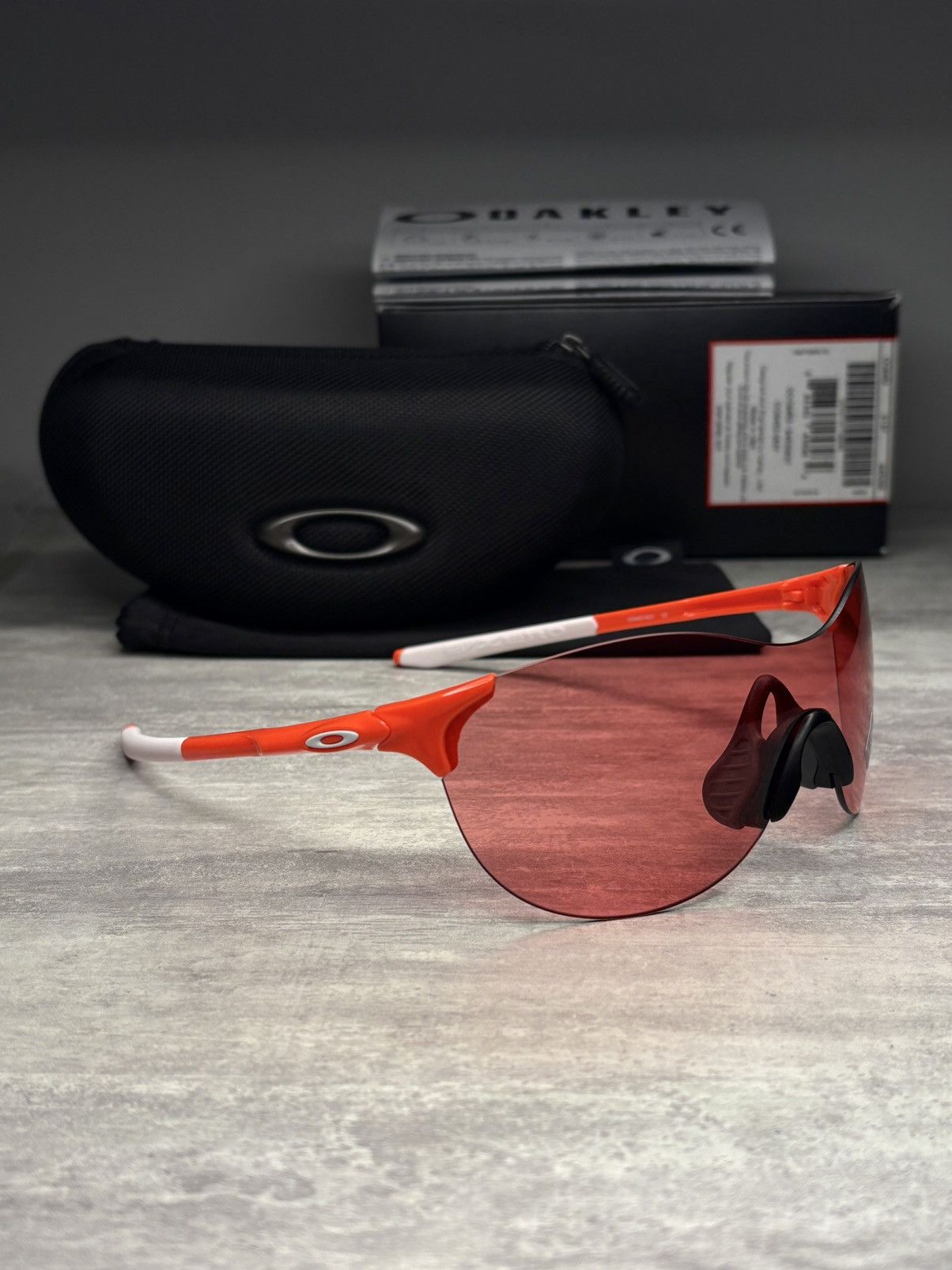 Oakley Oakley EVZero Ascend Safety Orange / Prizm Peach Glasses Size ONE SIZE - 1 Thumbnail
