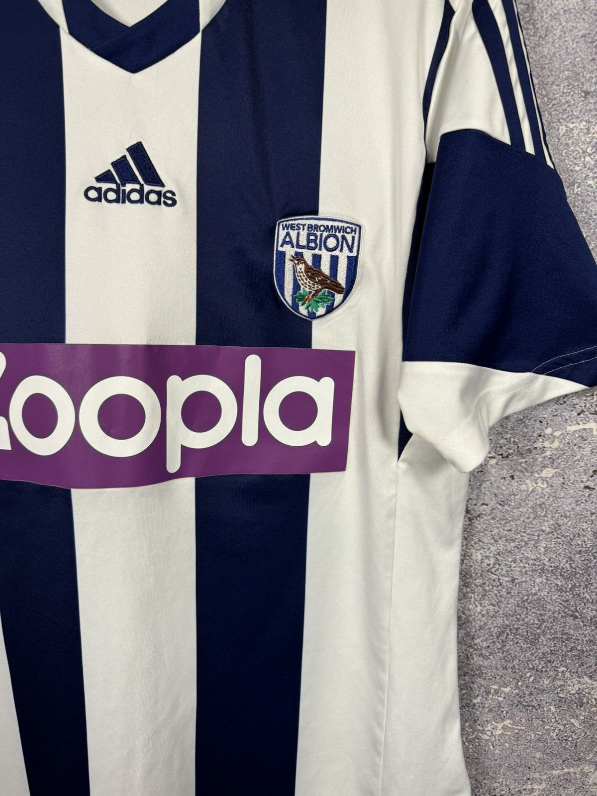 Vintage West Bromwich Albion 2013/14 Adidas Soccer Jersey M