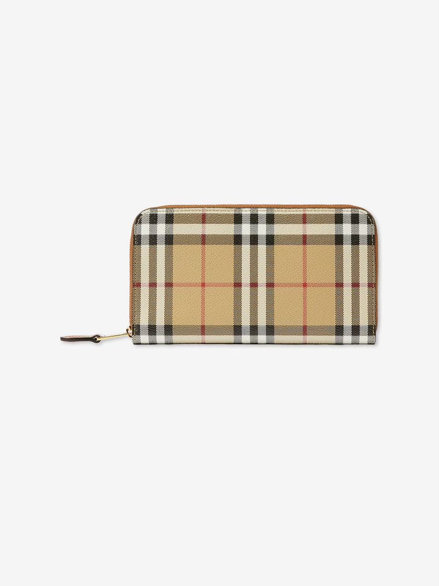 Burberry Burberry Check Zip Wallet Size ONE SIZE - 1 Thumbnail