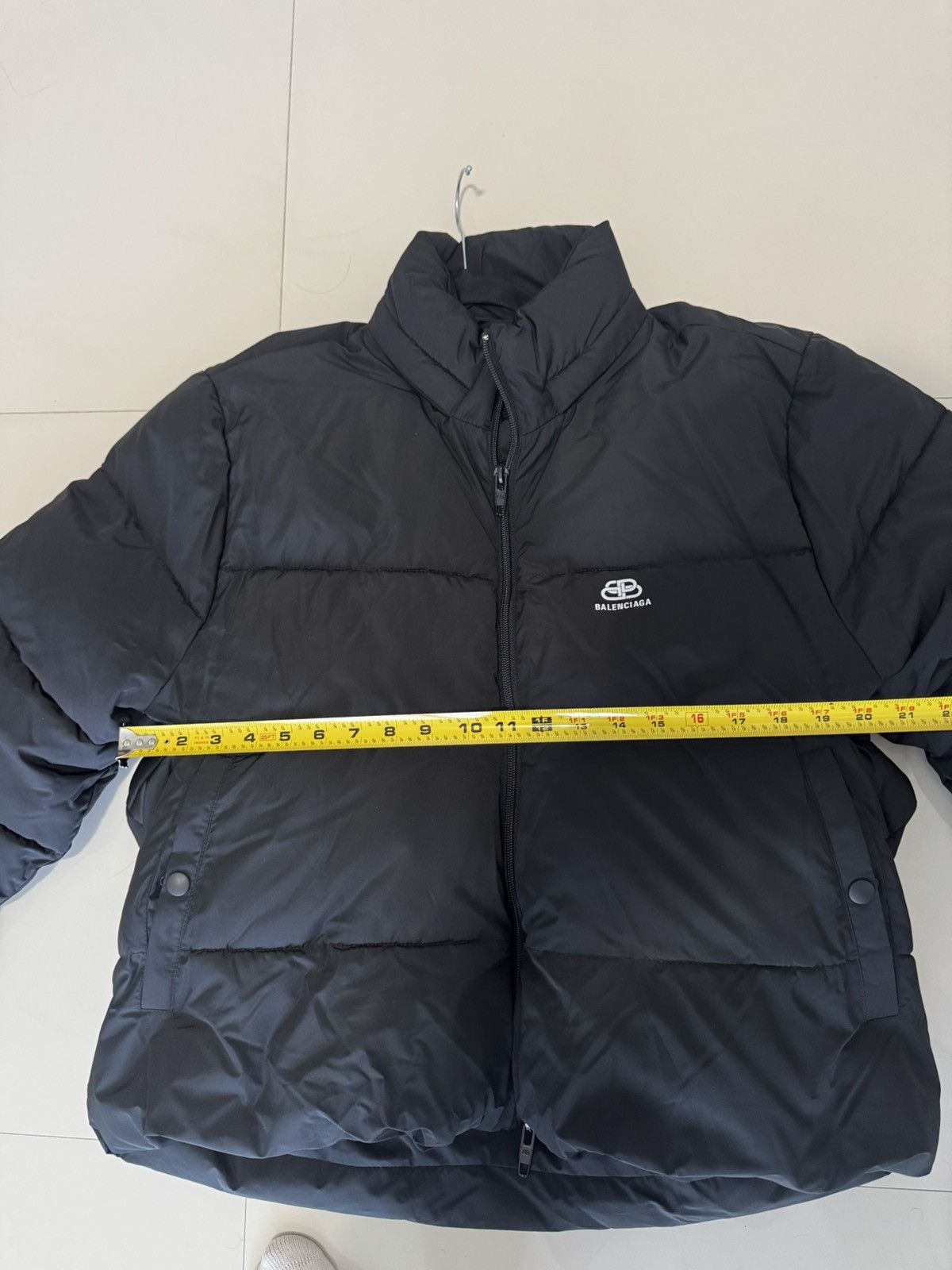 Balenciaga Balenciaga Logo Puffer Jacket Black Size 46 / US Medium Size US M / EU 48-50 / 2 - 8 Thumbnail