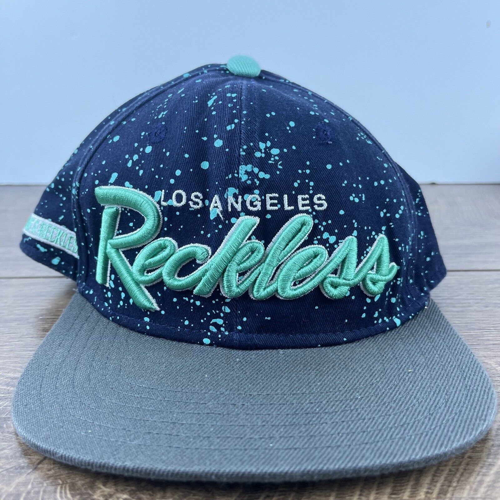 Other Los Angeles Reckless Hat LA Snapback Hat Blue Adjustable Hat Size ONE SIZE - 1 Thumbnail
