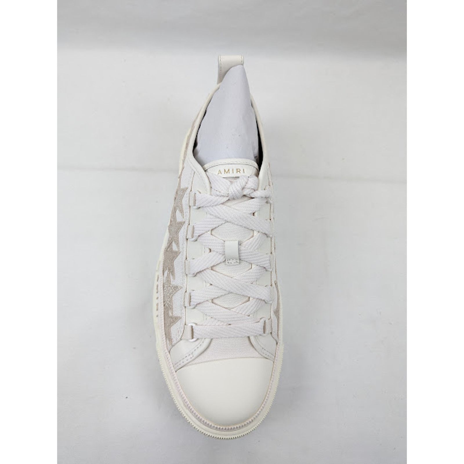 Amiri o1rshd1 Stars Court Low-Top Sneakers in Alabaster Size US 11 / EU 44 - 6 Thumbnail