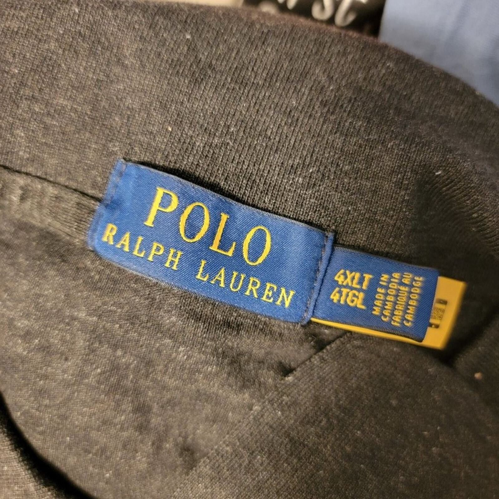 Polo Ralph Lauren Flesh Pony Logo Longsleeve Polo Shirt 4XLT