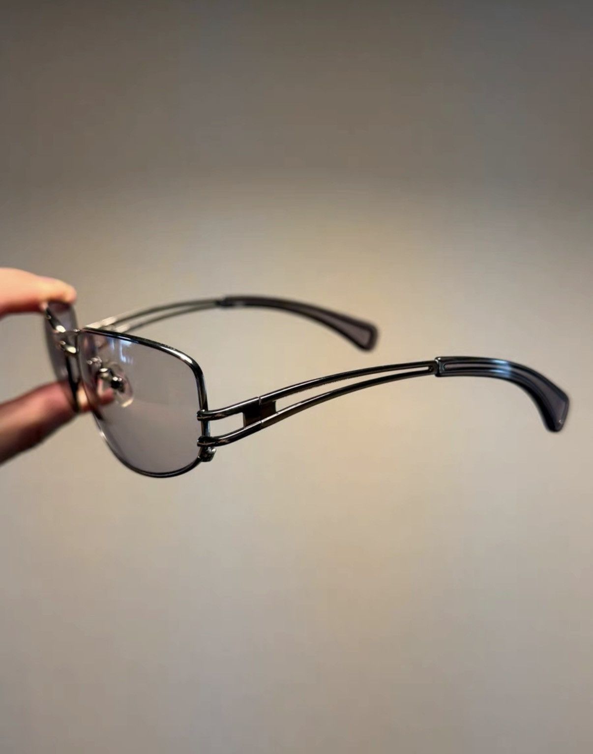 Jean Paul Gaultier Jean Paul Gaultier Curved Temple Sunglasses K24 Size ONE SIZE - 2 Thumbnail
