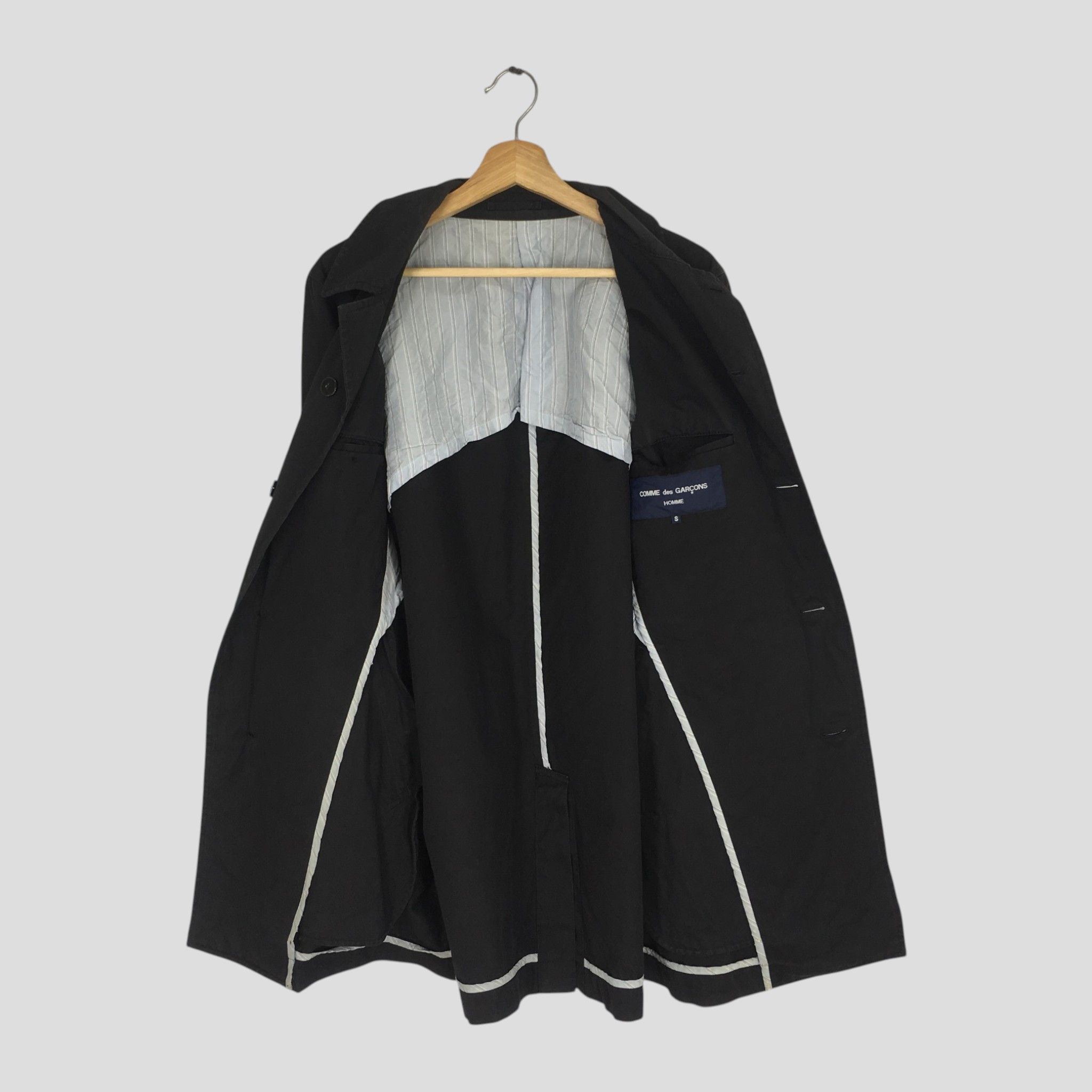 Comme des Garcons Homme Plus Vintage Comme Des Garcons Homme Black Jacket - 1859 Size US S / EU 44-46 / 1 - 2 Thumbnail