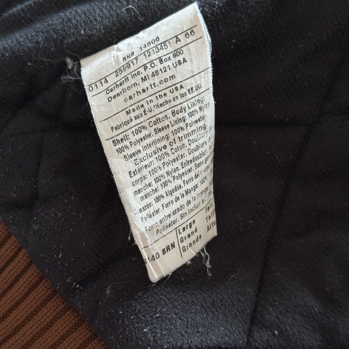 Carhartt VTG Carhartt J140 hooded jacket Size US L / EU 52-54 / 3 - 9 Thumbnail