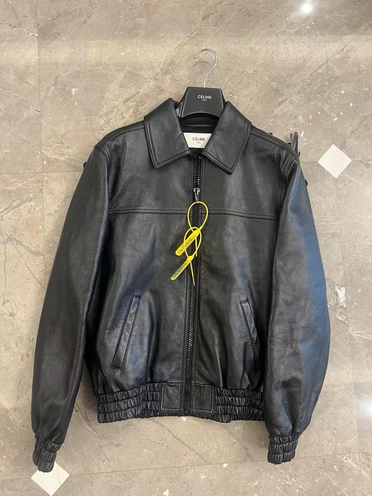 Celine Celine by Hedi 22ss Tassel Leather Jacket 46 New Size US S / EU 44-46 / 1 - 2 Thumbnail