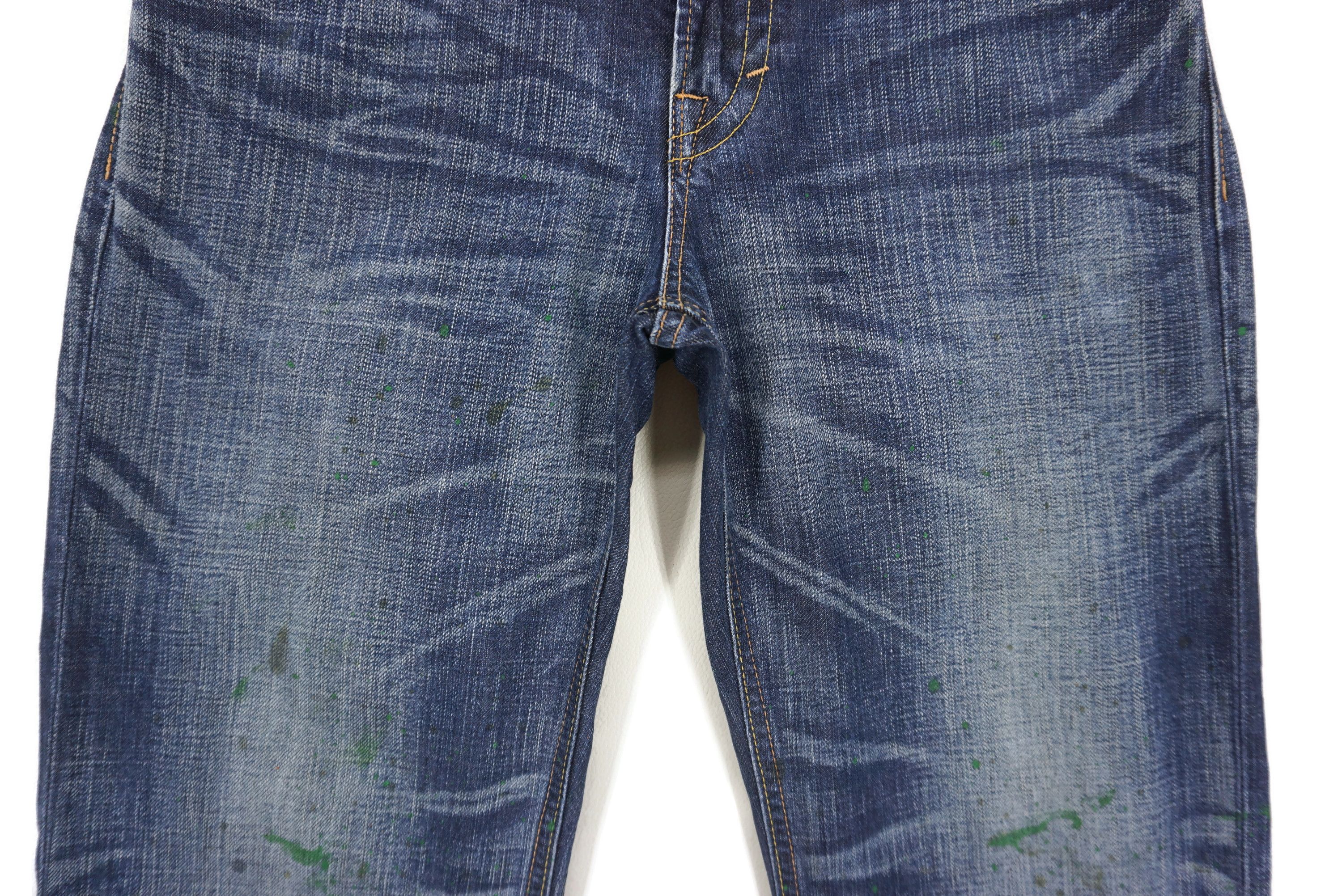 Japanese Brand Edwin Jeans Size 28 fit W30xL28 503 Blue Trip Ankle Denim Size US 28 / EU 44 - 5 Thumbnail