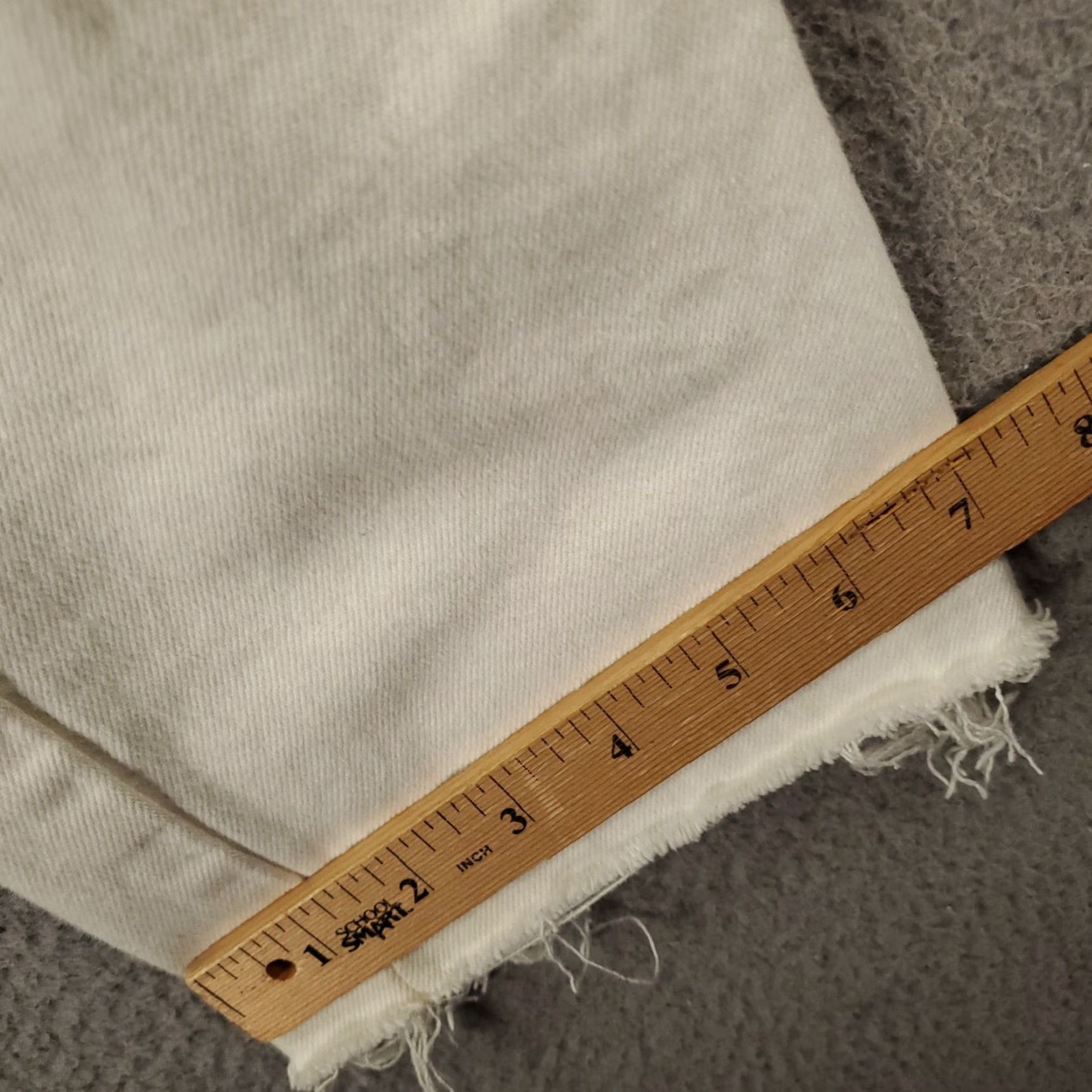 Levi's Levis 501 Jeans Womens 30x32 White Distressed Button Fringe Raw Hem Straight Fit Size 30" / US 8 / IT 44 - 7 Thumbnail