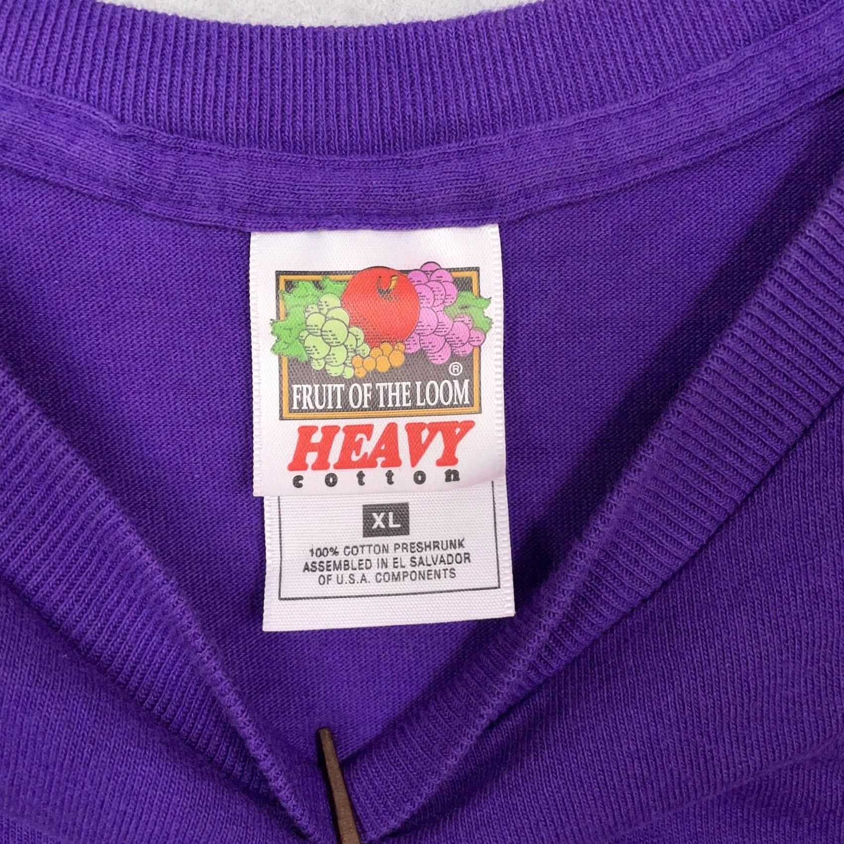 Fruit Of The Loom VINTAGE Kentucky Derby Mens XL Purple 125th Churchill Downs Racing 90s T-Shirt Size US XL / EU 56 / 4 - 4 Thumbnail