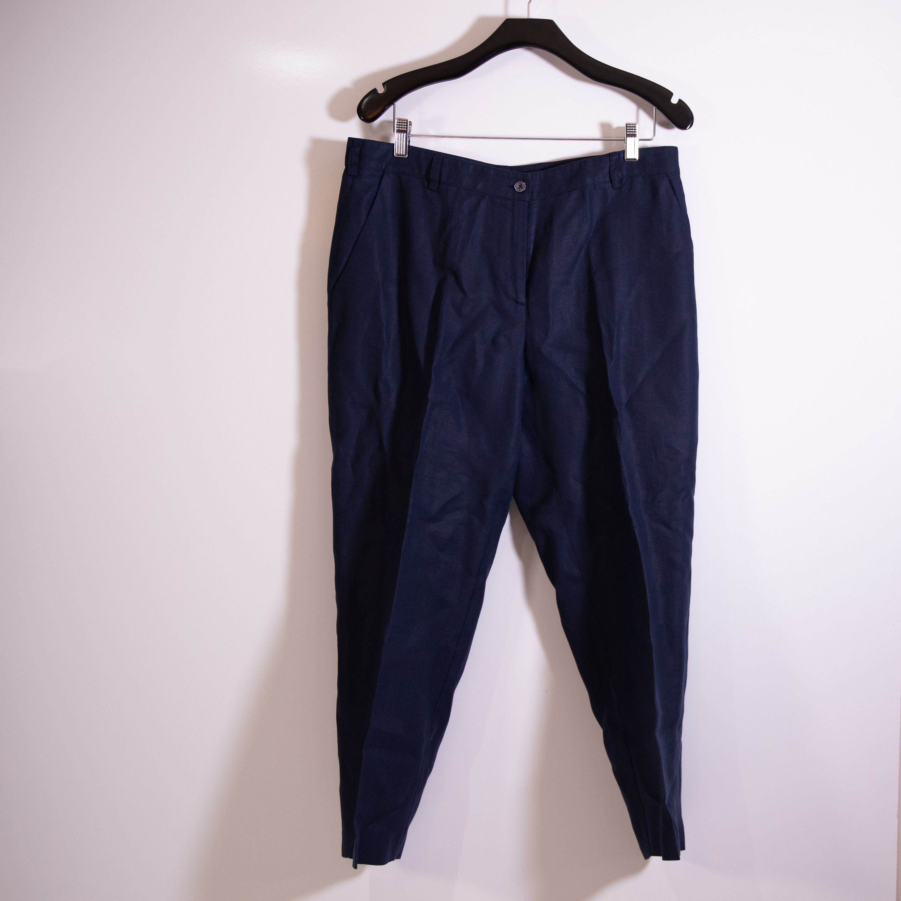 Other Socapri Linen Mid Rise Straight Leg Ankle Size 34" / US 12 / IT 48 - 1 Thumbnail