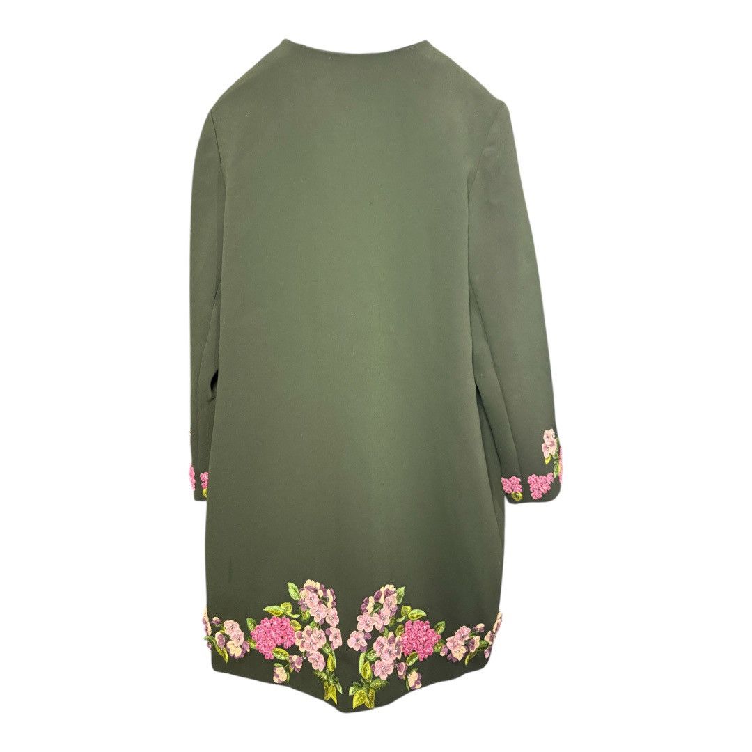 Zac Posen NWT Zac Posen Green Velvet Dream Spring Coat Sz 18 Rare!! Size XXL / US 16-18 / IT 52-54 - 3 Thumbnail