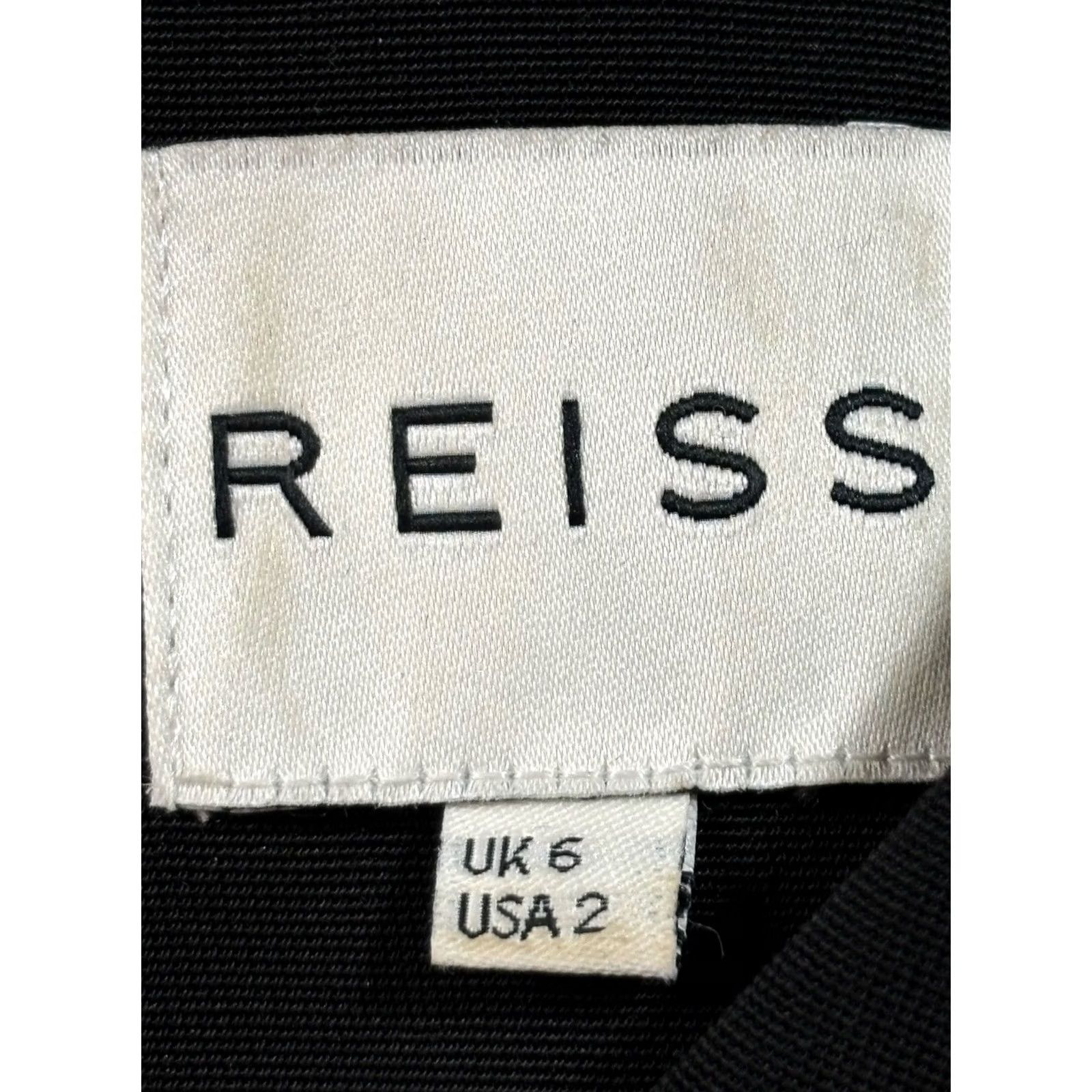 Reiss Reiss Maddox Twist Front Dress Women’s 2 Little Black Dress Cocktail Knee Length Size XS / US 0-2 / IT 36-38 - 6 Thumbnail
