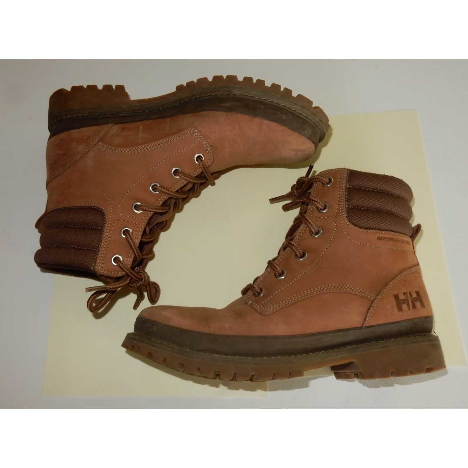 Helly Hansen HELly Hansen Men's Hiking Boots Size 8 Waterproof Brown Suede Size US 8 / EU 41 - 6 Thumbnail