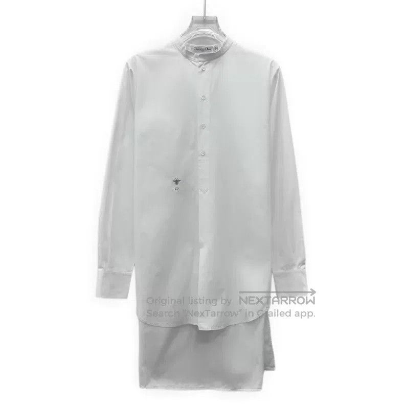 Dior Dior White bee embroidery cotton single-breasted long-slee Size XXS / US 00 / IT 34 - 1 Thumbnail