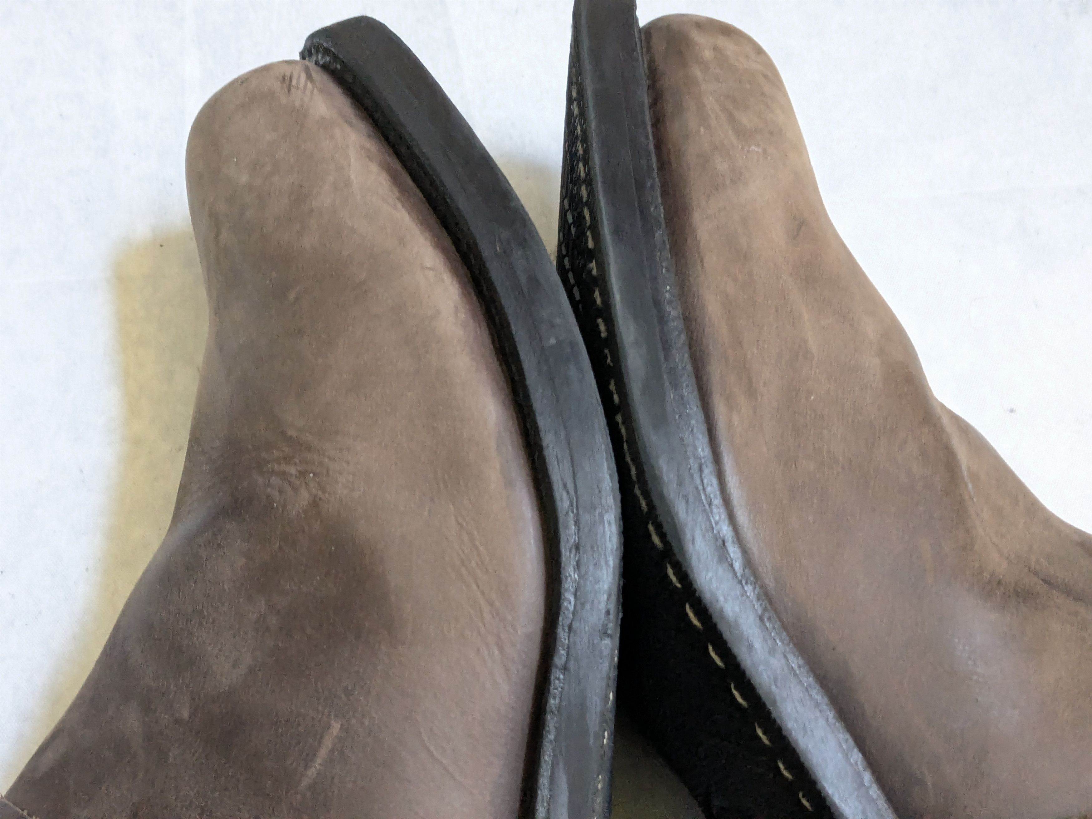 Frye Frye Harness Boots Brown Leather 11.5 M Buckle Strap Size US 11.5 / EU 44-45 - 10 Thumbnail