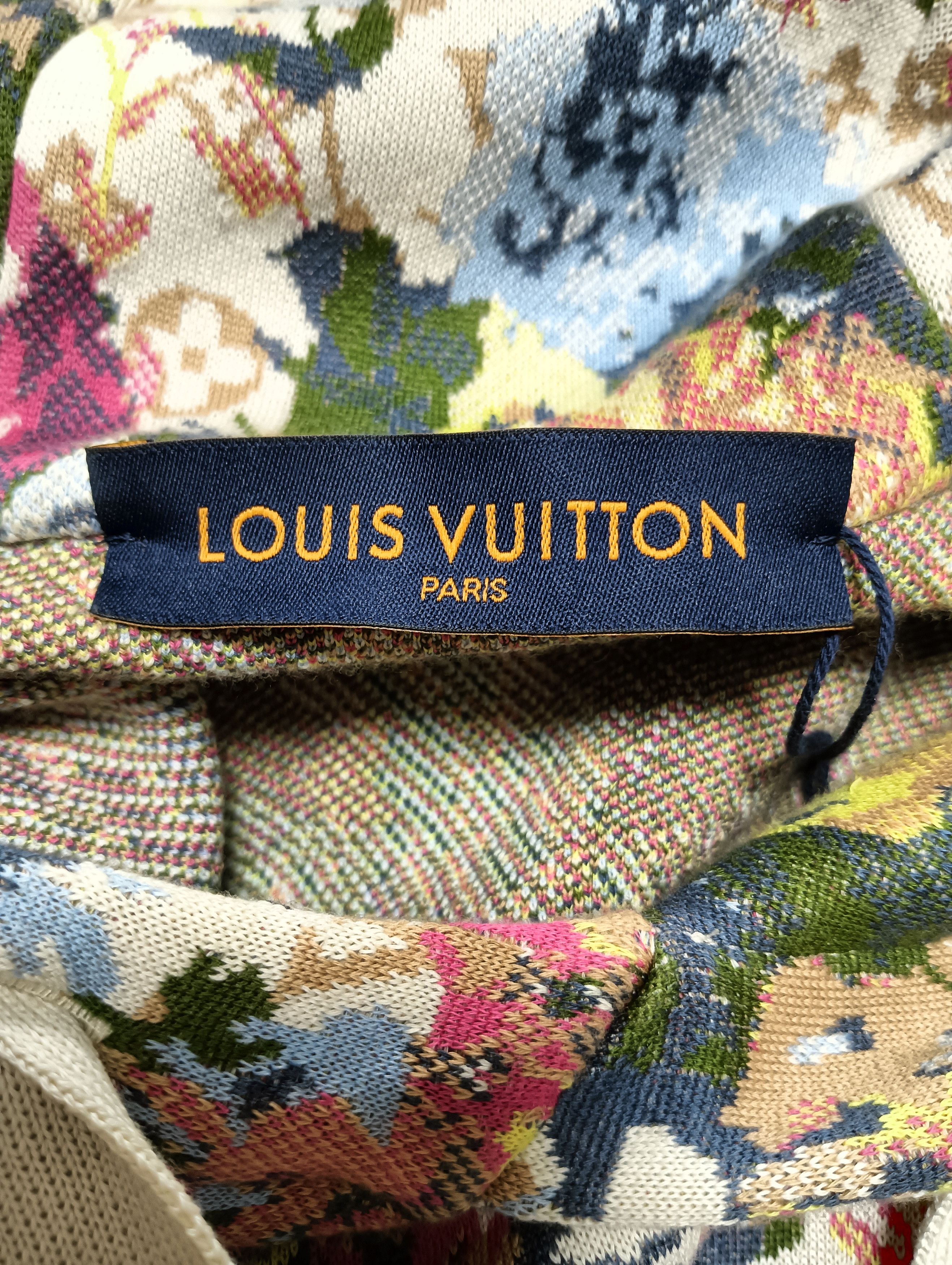 Louis Vuitton Flower Graphic Jacquard Hoodie Size US S / EU 44-46 / 1 - 4 Thumbnail