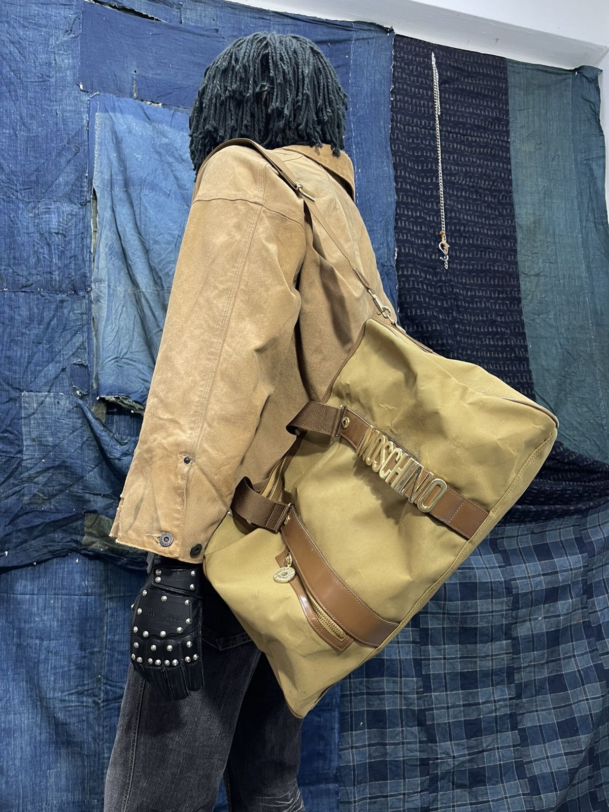 Moschino Vtg 90s Moschino Travel Bag prada julius dior amiri 1🟩3 Size ONE SIZE - 1 Thumbnail