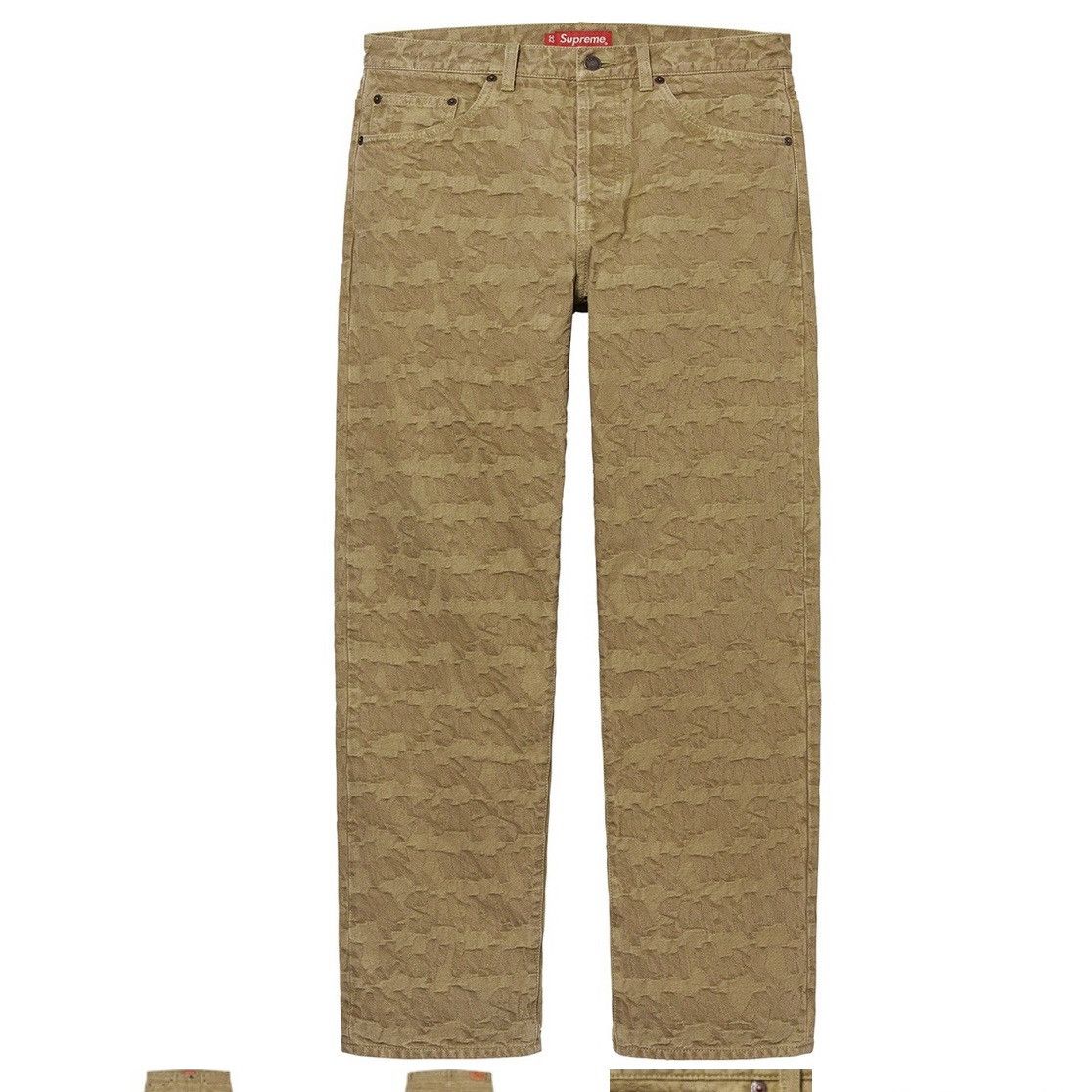 Supreme Supreme Fat Tip Jacquard Regular Jean Size US 30 / EU 46 - 9 Thumbnail